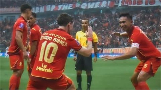 Pemain Persija saat pekan pertama BRI Super League 2025. (Instagram @liga1match)